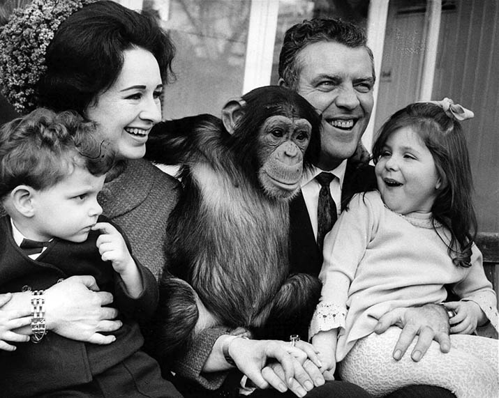 Eamonn Andrews and family