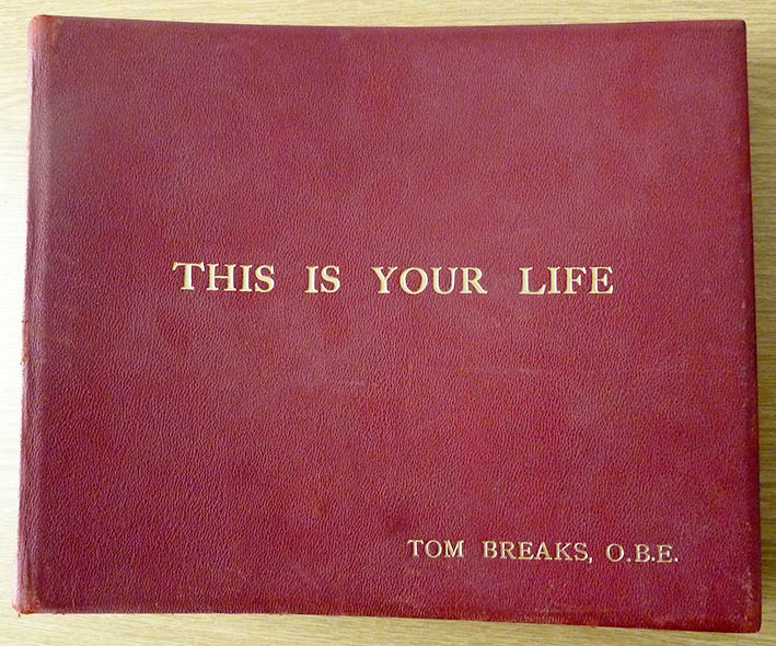 Tom Breaks This Is Your Life Big Red Book